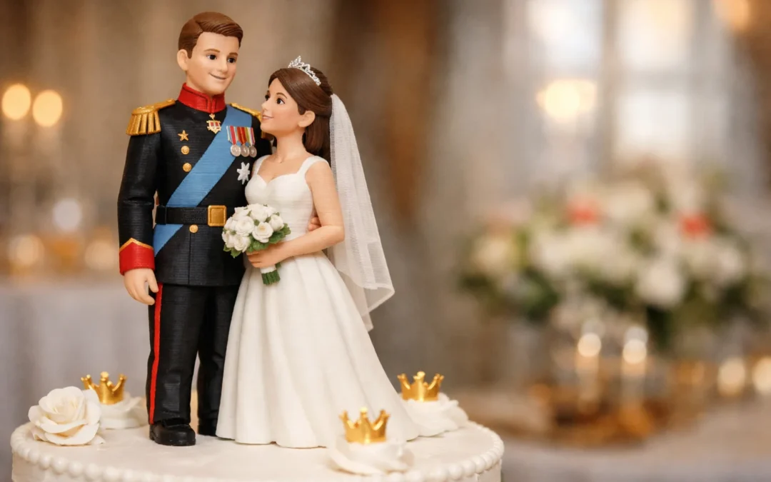 Hvilken rolle spiller bryllupskagefigurer i kongelige bryllupper?